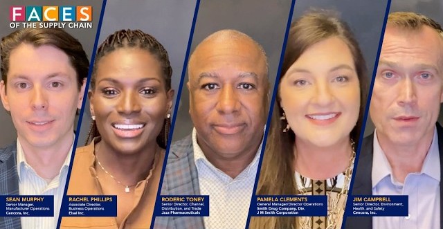Sean Murphy, Senior Manager of Manufacturing Operations, Cencora, Inc.; Rachel Phillips, Associate Director of Business Operations, Eisai Inc.; Roderic Toney, Senior Director of Channel, Distribution,
